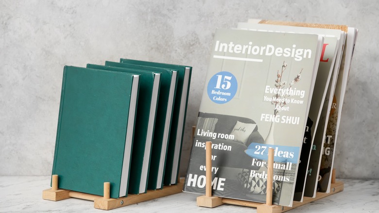 books in organizer