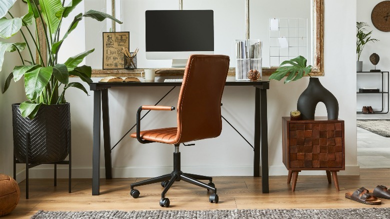 Modern home office desk