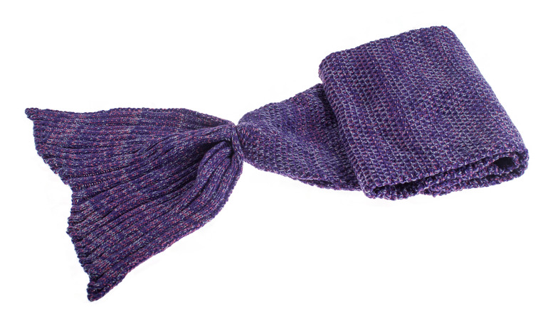 purple mermaid blanket