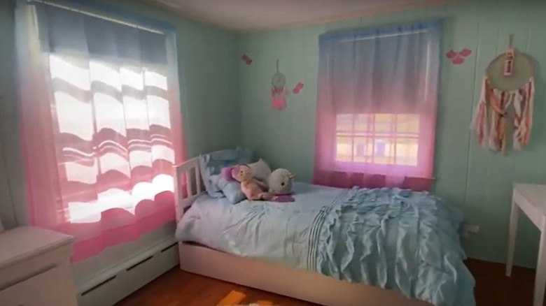 pink ombre curtains