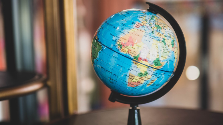 colorful globe of earth