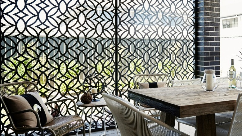 open design pattern privacy screen