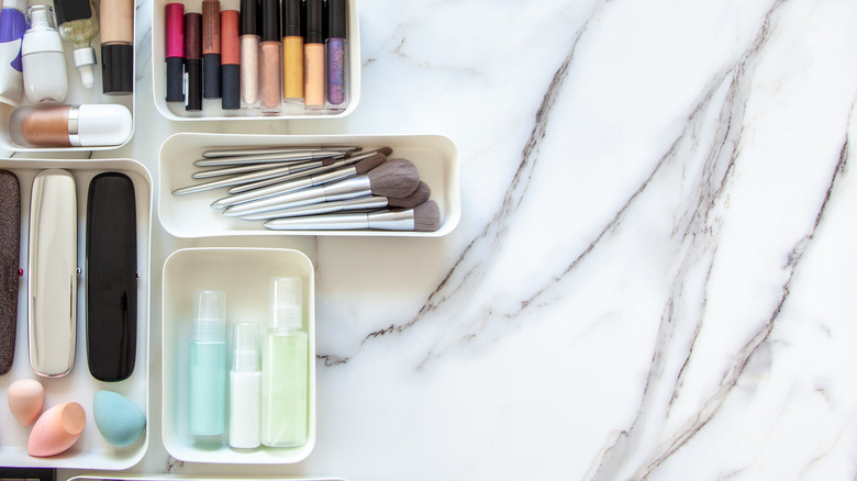 An organized vanity 