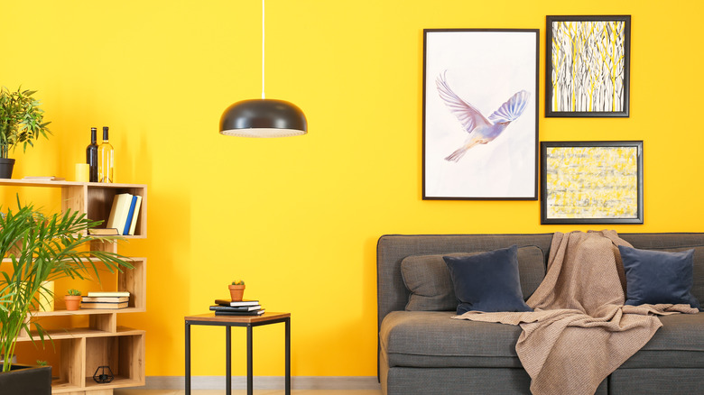 Sunny Yellow Living Room