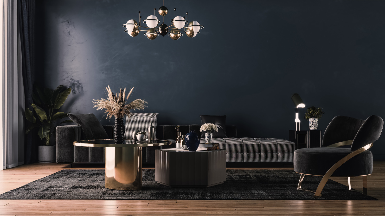 Colors That Go With Black for Every Room in the House