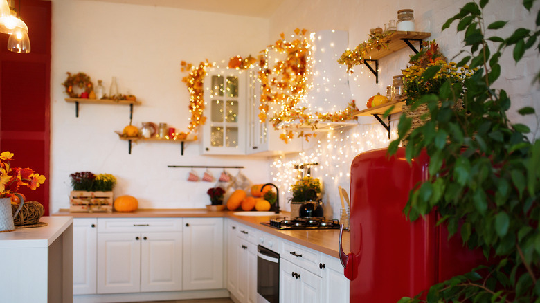 fall-themed kitchen
