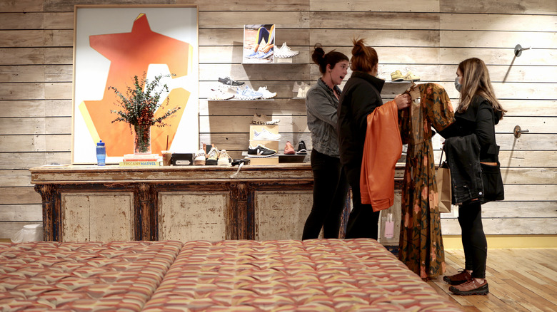 Anthropologie store interior