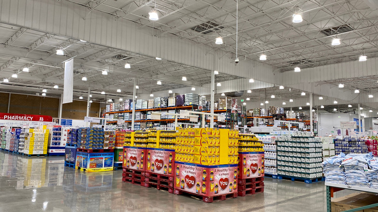 interior of Costco