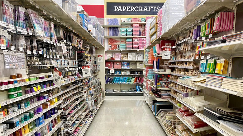 Michaels store aisle