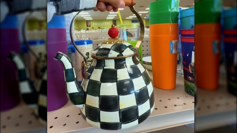 A valuable teapot undervalued at a thrift store