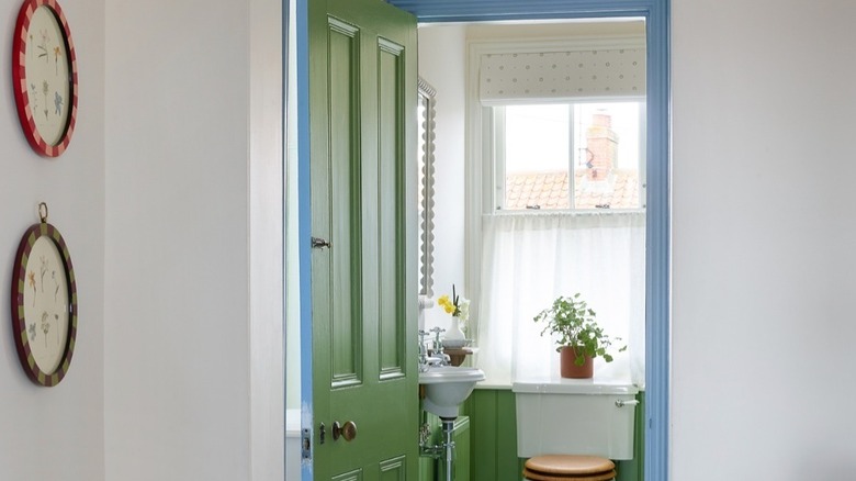 painted door edge and trim
