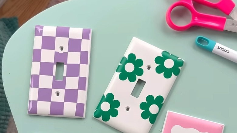 painted light switch covers