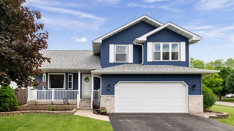White doors and shutter