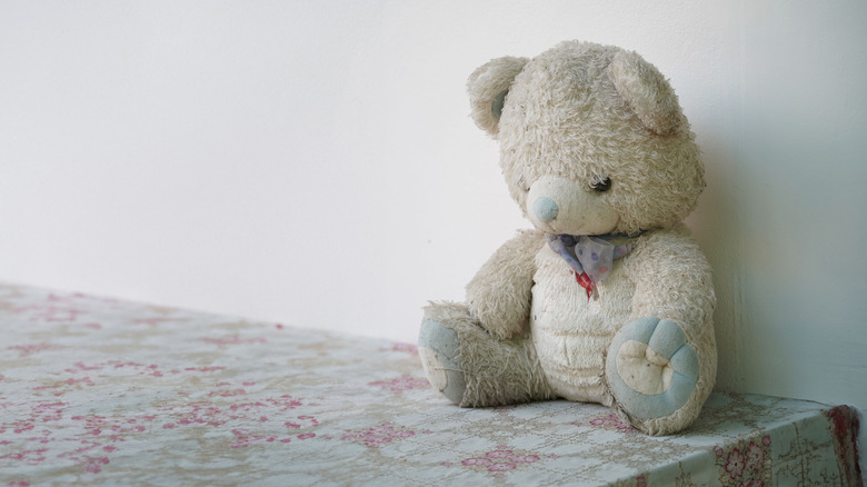 Dirty stuffed bear