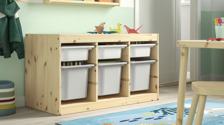 IKEA TROFAST Storage combination with boxes