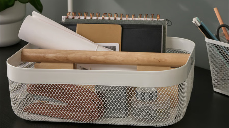 IKEA RISATORP basket with compartments