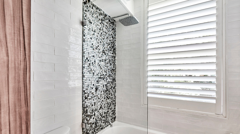 white subway tile