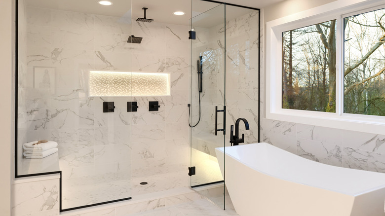 White marble bathroom