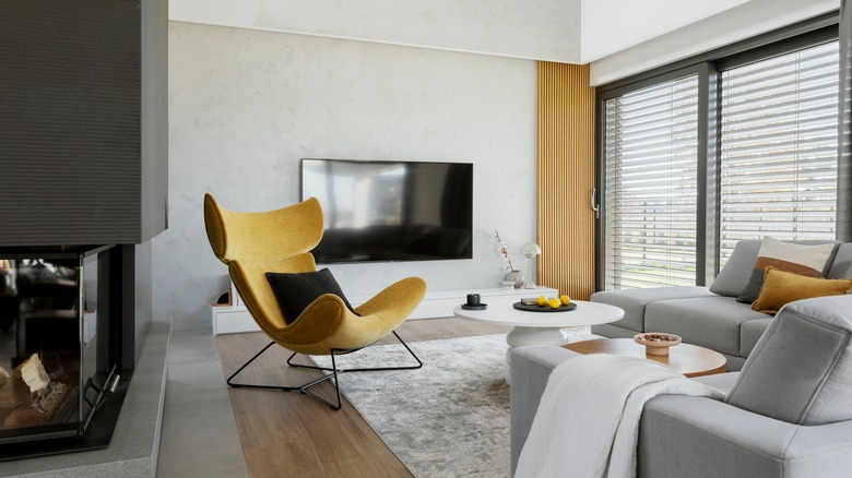 goldenrod chair