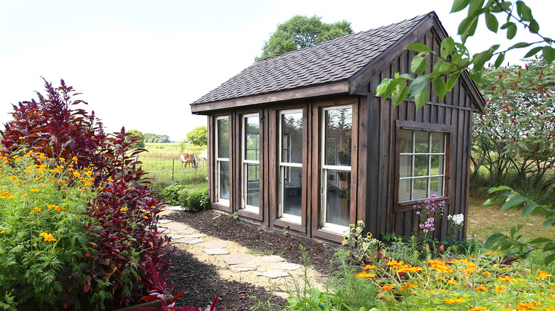 rustic shed