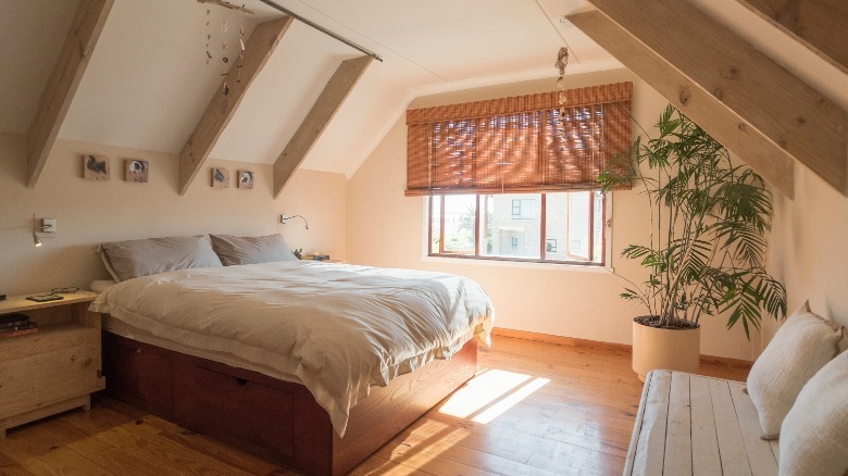 bedroom in attic