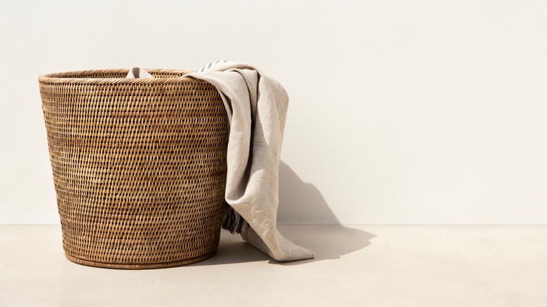 Cork Top Laundry Hamper