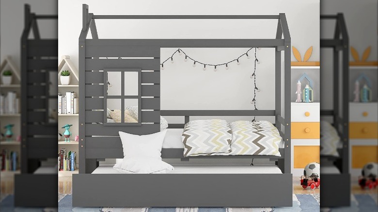 house-style children's bed frame 