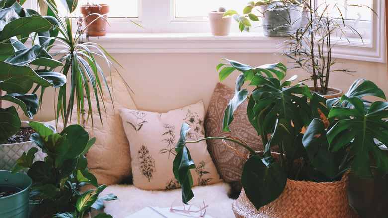 Cozy nook in living room