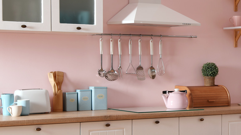 blue containers for baking goods
