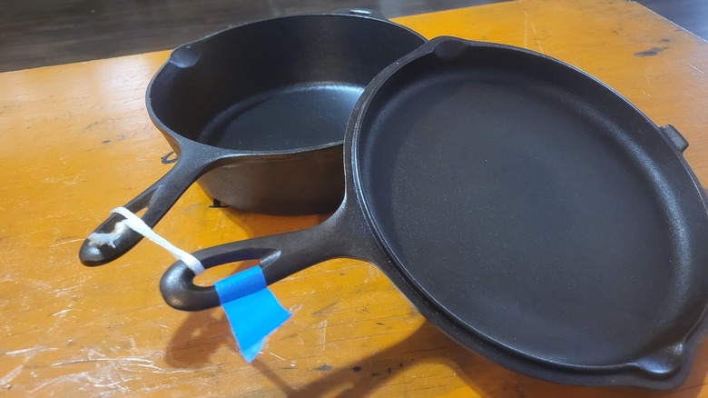 Cast iron combo cooker
