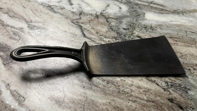 Cast iron spatula