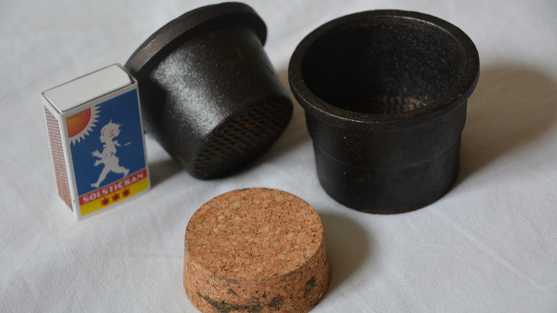 Cast iron spice grinder