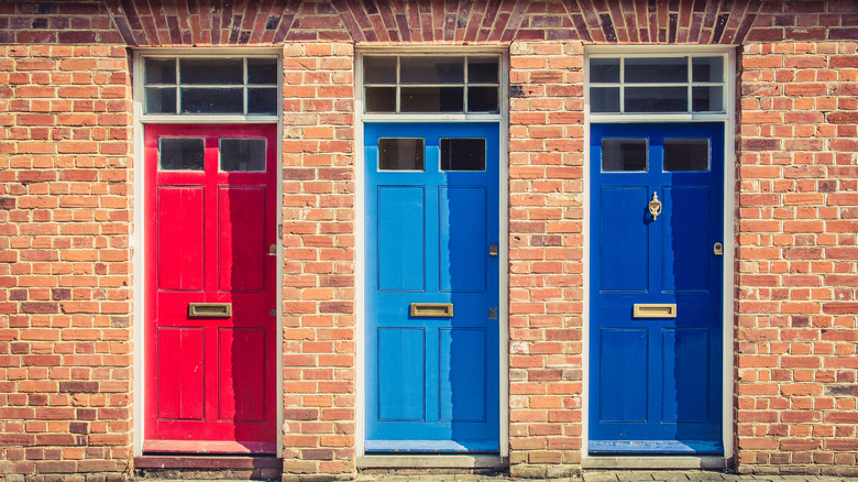 three front door colors