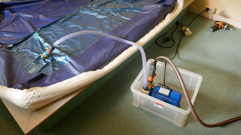 Closeup waterbed
