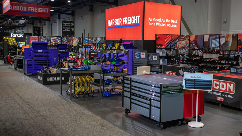 Harbor Freight display at 2025 SEMA Show