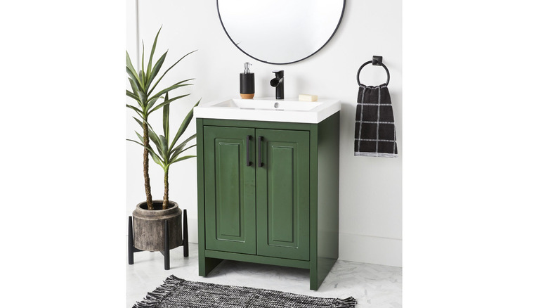 walmart green vanity