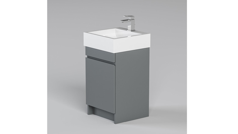 walmart grey vanity