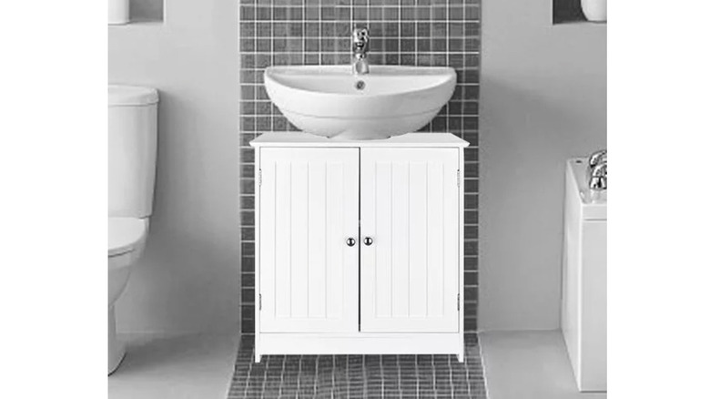 walmart white vanity