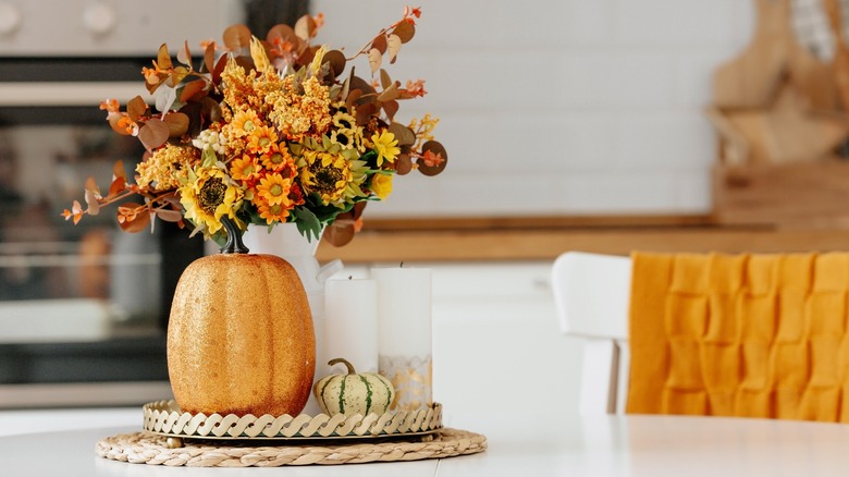 simple fall kitchen décor