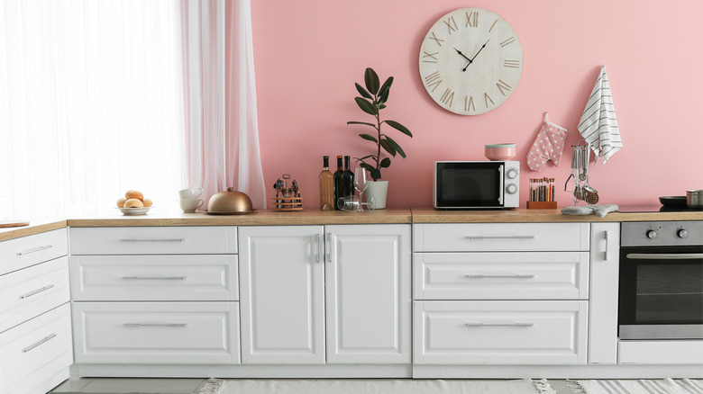 light pastel kitchen