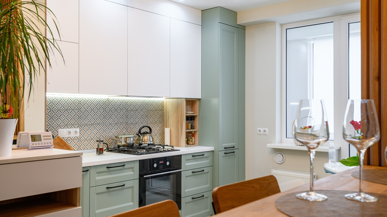 modernly retro kitchen
