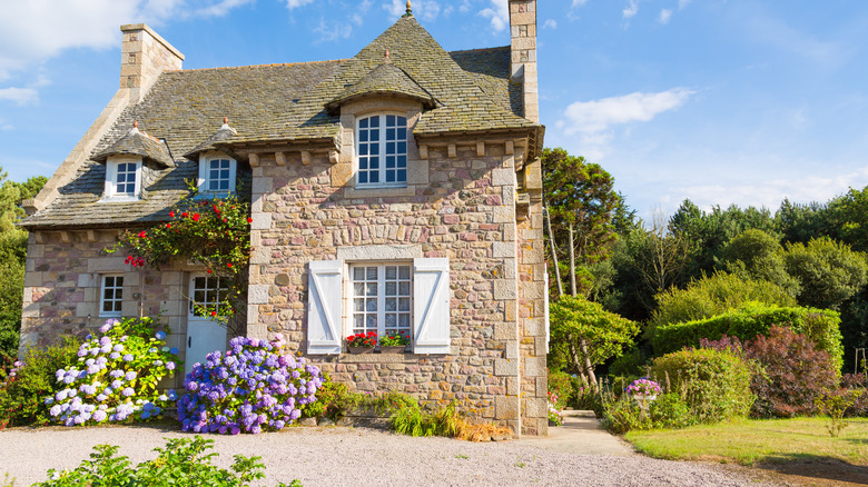 traditional stone cottage