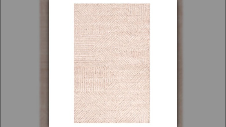 Textured kids' area rug