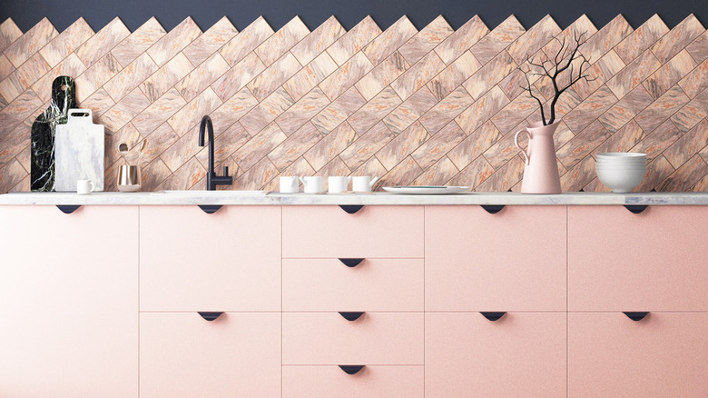 Pink kitchen
