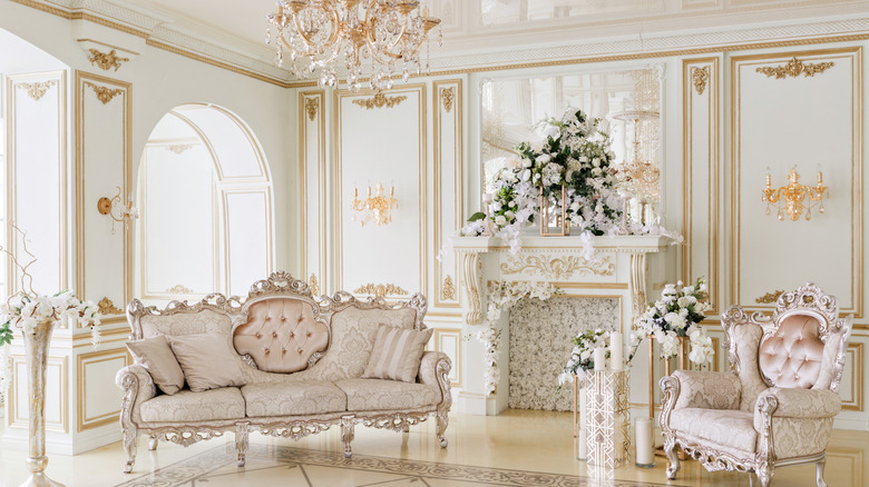 a royal inspired bedroom 