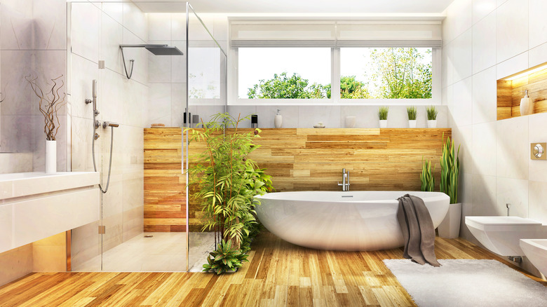 Huge luxury bathroom
