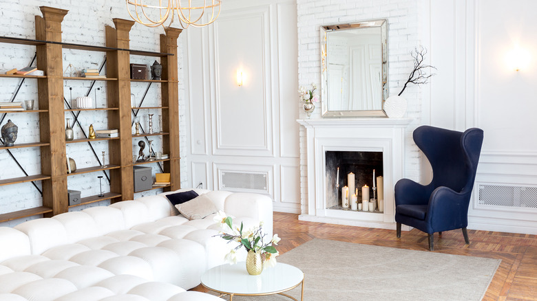 spacious white apartment