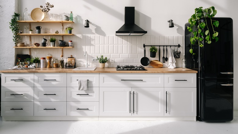 subway tiles vertically and horizontally