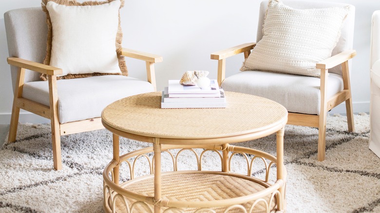 light blonde furniture