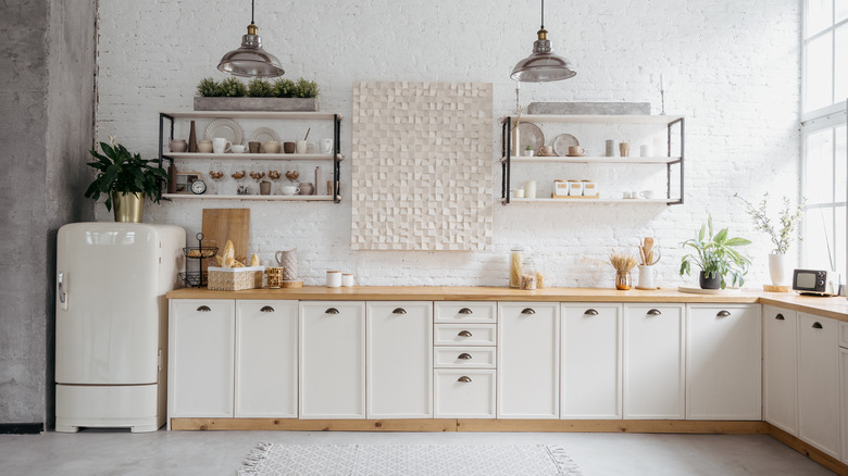 rustically modern kitchen